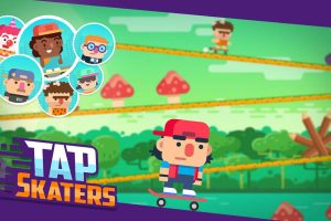 速降滑板比赛游戏 Tap Skaters