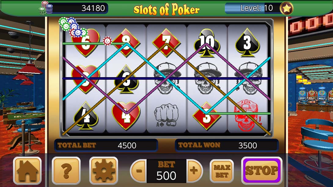 在Aces玩扑克 Slots of Poker at Aces Casino截图