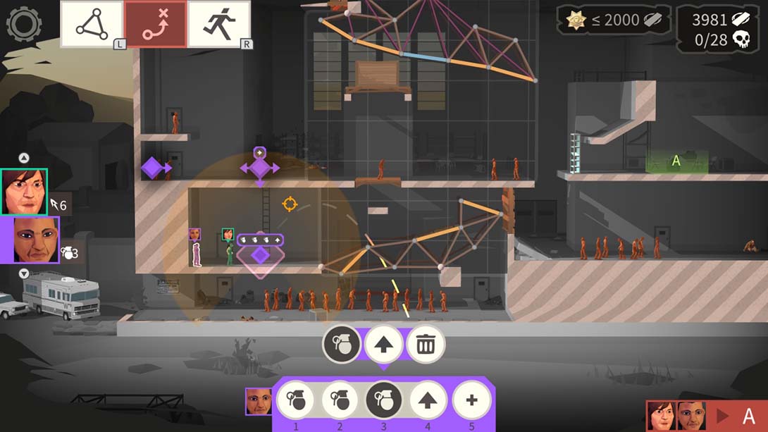 桥梁建筑师：行尸走肉 Bridge Constructor：The Walking Dead截图