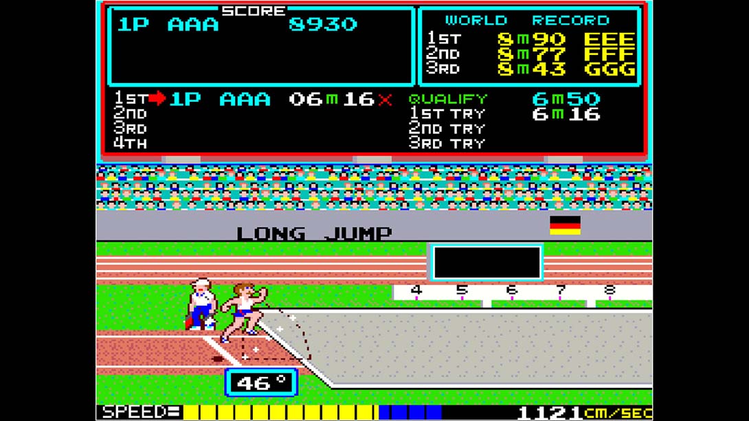 街机档案：田径赛 Arcade Archives TRACK & FIELD截图