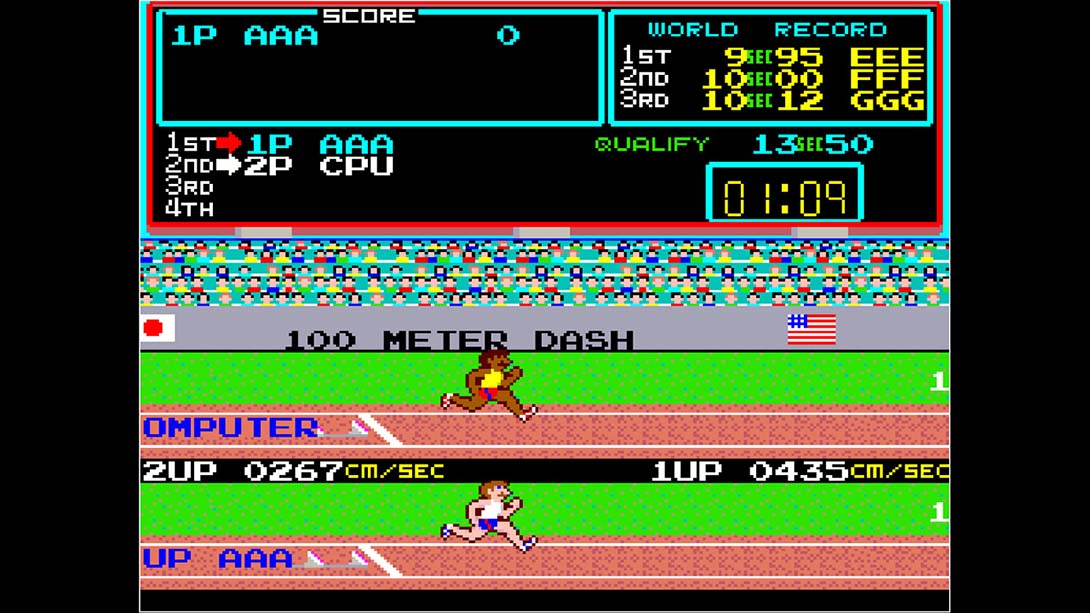 街机档案：田径赛 Arcade Archives TRACK & FIELD截图