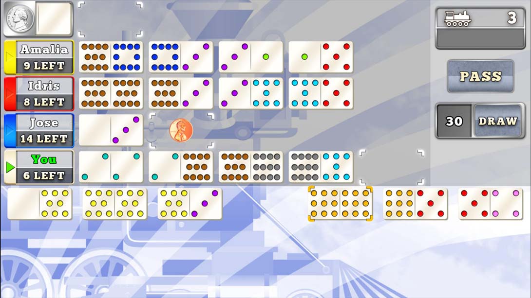 墨西哥货车多米诺骨金牌 Mexican Train Dominoes Gold截图