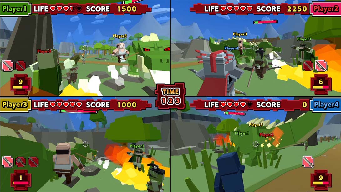 像素射击 Voxel Sword截图