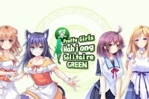 美少女麻将接龙 - 绿 Pretty Girls Mahjong Solitaire - Green