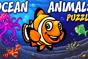 海洋动物谜题-学龄前儿童动物学习谜题游戏 Ocean Animals Puzzle - Preschool Animal Learning Puzzles Ga