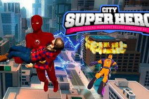 城市超级英雄3D -飞行传奇勇士豪华模拟器 City Super Hero 3D - Flying Legend Warriors Deluxe Simulat