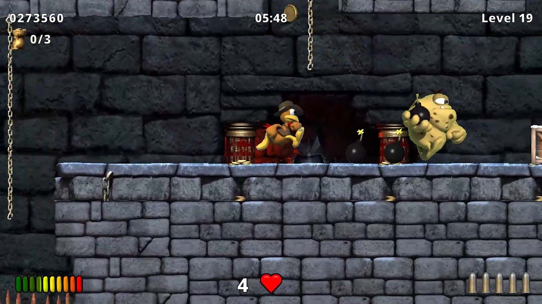 怪鸡跑酷:宝藏猎人 2 Moorhuhn Jump and Run 'Traps and Treasures 2'截图