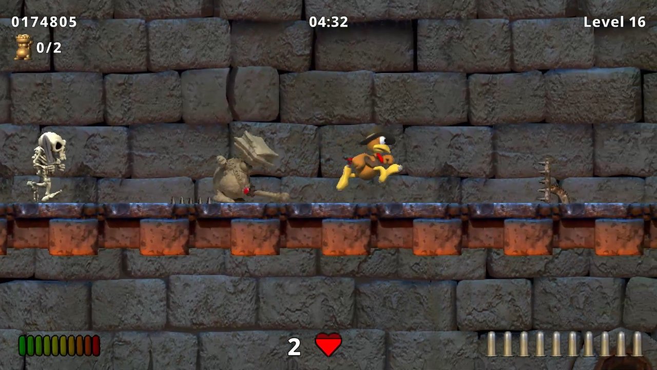 怪鸡跑酷:宝藏猎人 Moorhuhn Jump and Run 'Traps and Treasures截图