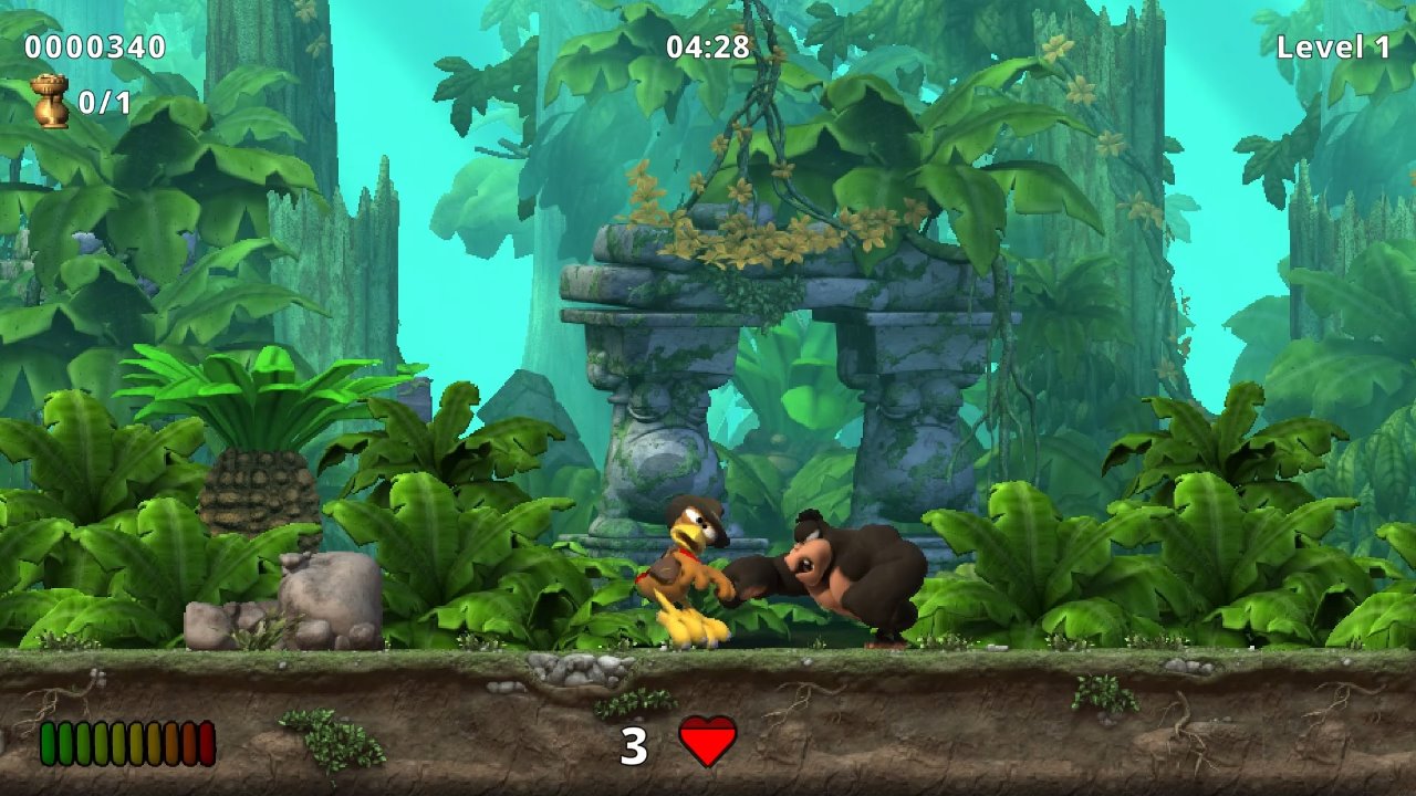 怪鸡跑酷:宝藏猎人 Moorhuhn Jump and Run 'Traps and Treasures截图