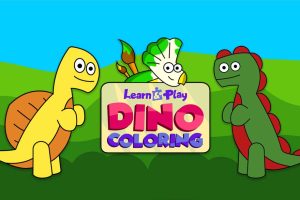 Learn & Play: Dino Coloring