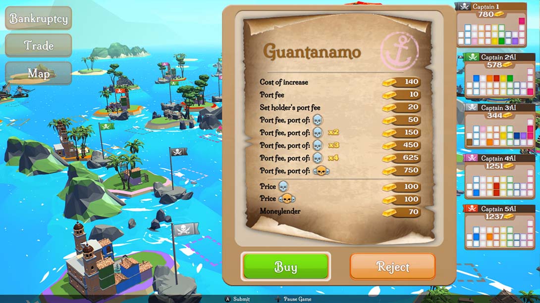 海盗黄金:加勒比宝藏 Piratepoly Gold: Caribbean Treasure截图