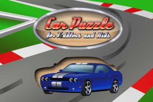 幼儿和儿童的汽车拼图 Car Puzzle for Toddlers and Kids