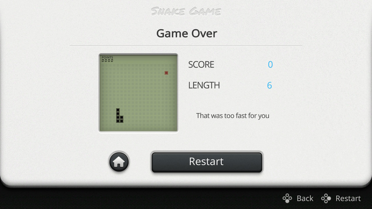 蛇游戏 Snake Game截图