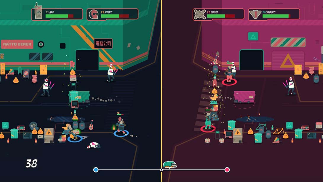 像素垃圾 回收者 .PixelJunk Scrappers截图