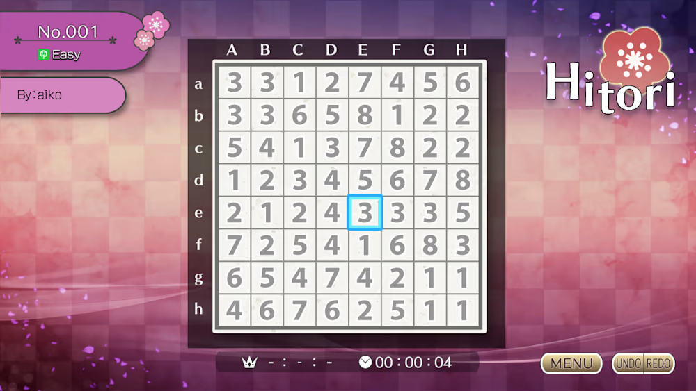 Puzzle by Nikoli S Hitori截图