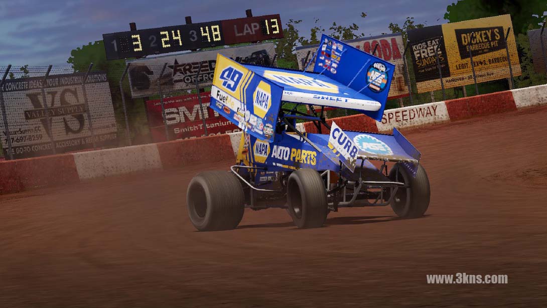 亡命之徒世界 暴走汽车大赛23 .World of Outlaws Dirt Racing '23 Edition截图