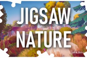 【美版】拼图游戏大自然 .Jigsaw Puzzle Nature