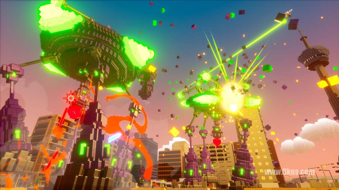 【港版】地球再次变四方?数码方块地球防卫军2 .EARTH DEFENSE FORCE WORLD BROTHERS 2截图