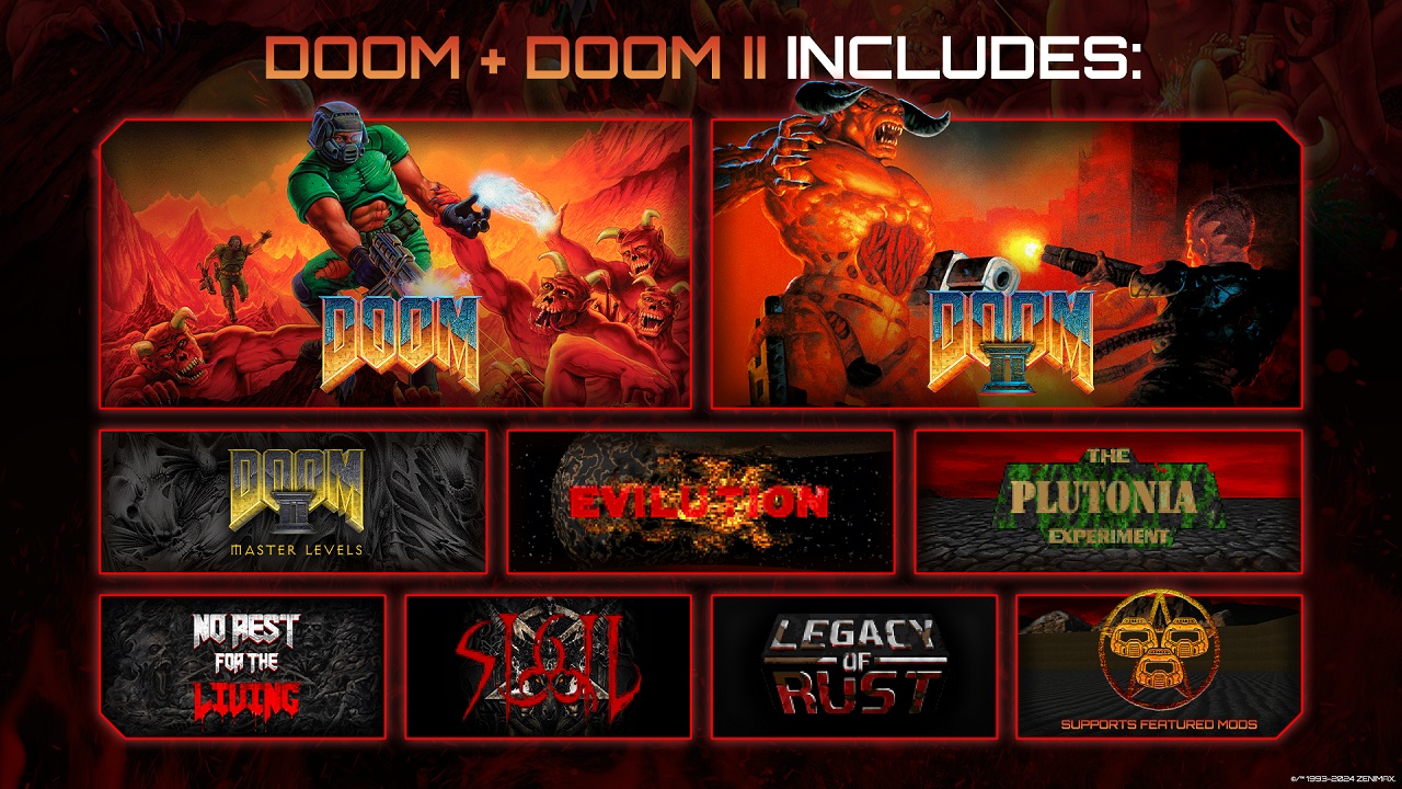 【欧版】毁灭战士 1+2 最终增强版 .DOOM + DOOM II截图